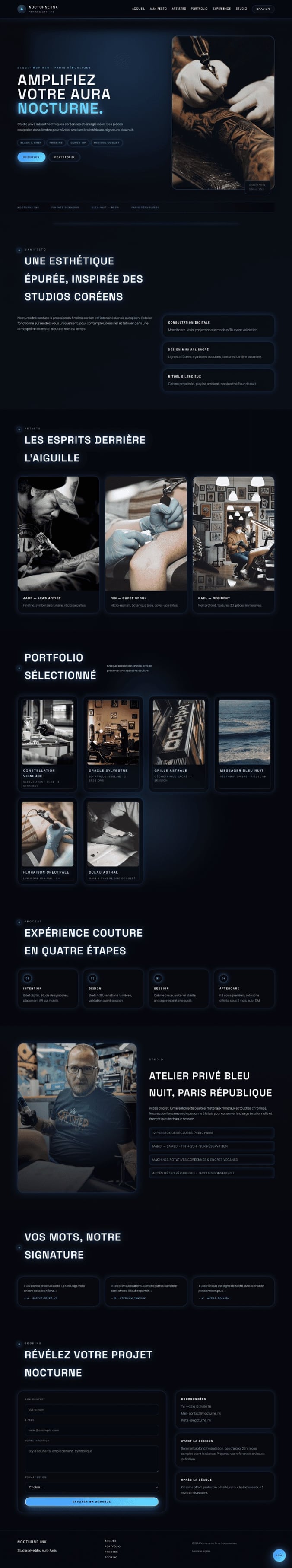 aperçu de site pour Maquette client