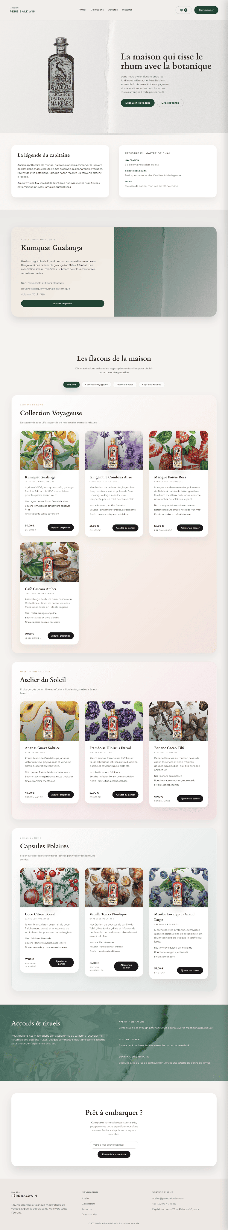 interface de portfolio éditorial pour directrice artistique